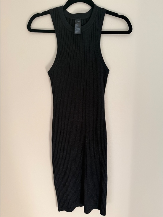 Dresses & Skirts - S NOLI black shimmer ribbed dress